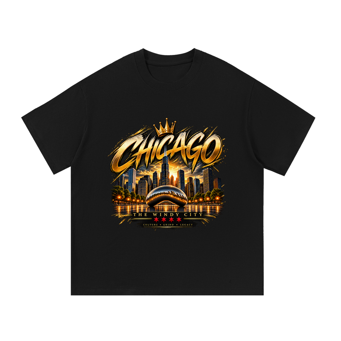 Rooted in Chicago Premium Cotton Tee