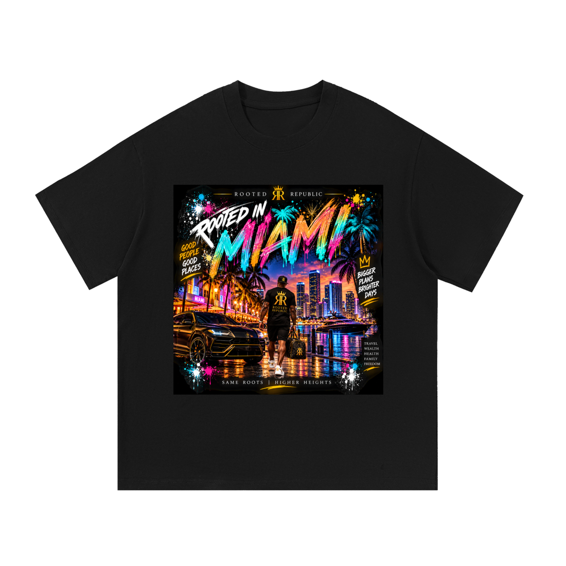 Rooted in Miami Premium Cotton Tee