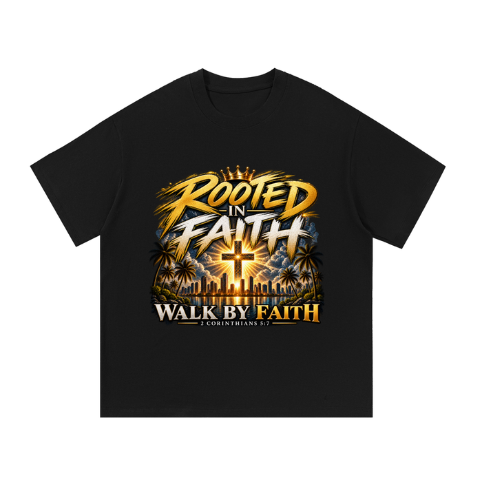 Rooted in Faith Premium Cotton Tee