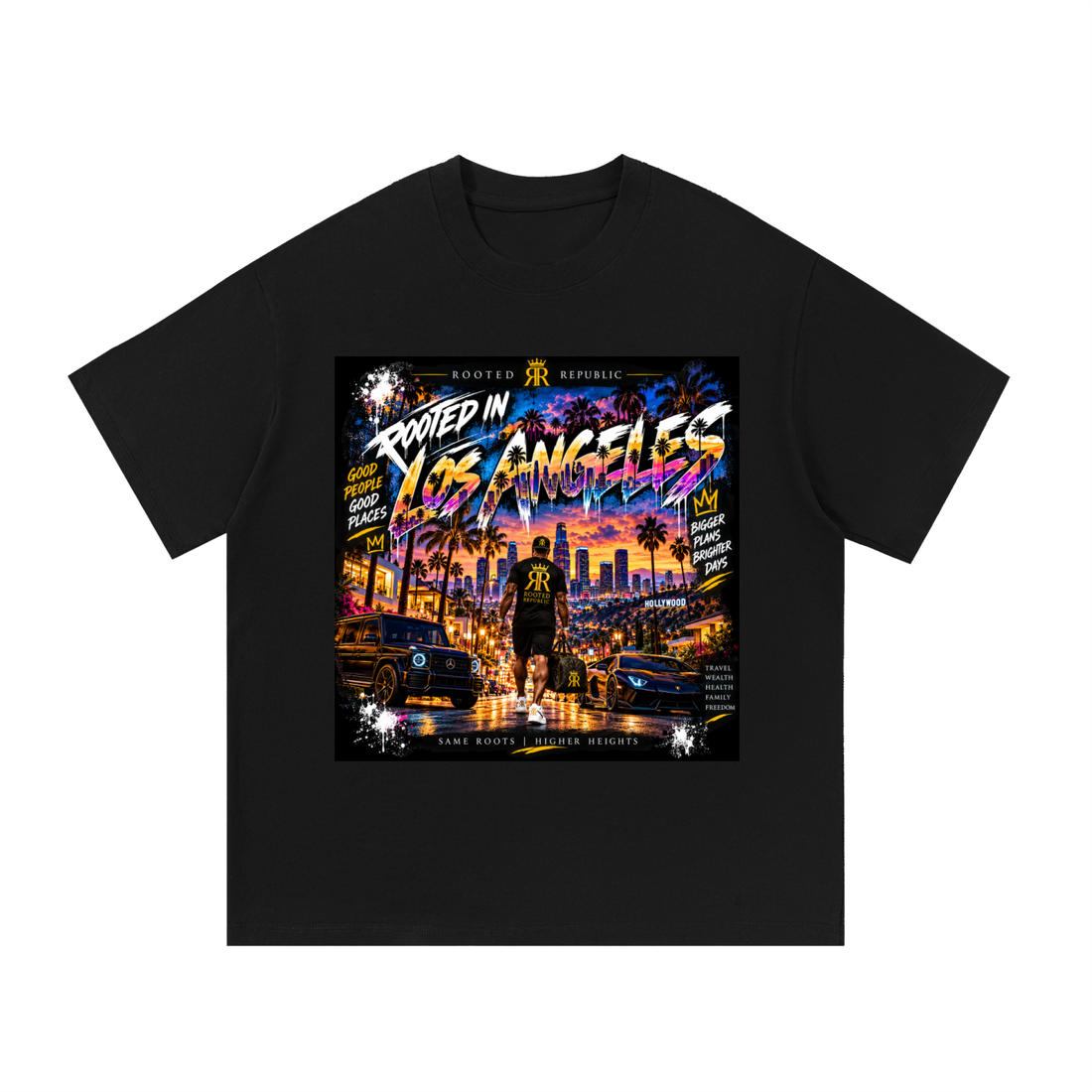 Rooted in Los Angeles Premium Cotton Tee