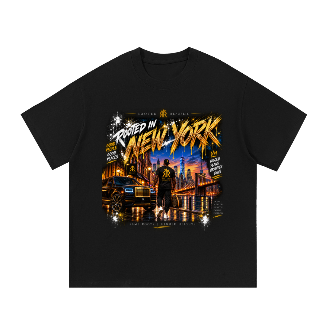 Rooted in New York Premium Cotton Tee