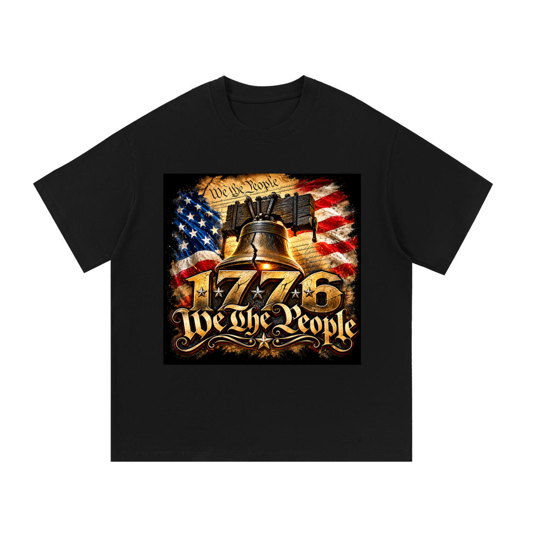 Rooted Republic 1776 We The People Premium Cotton Tee